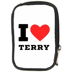 I Love Terry  Compact Camera Leather Case by ilovewhateva