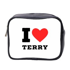 I Love Terry  Mini Toiletries Bag (two Sides) by ilovewhateva