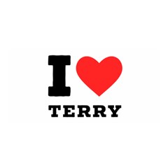 I Love Terry  Satin Wrap 35  X 70  by ilovewhateva