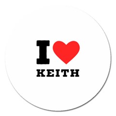 I Love Keith Magnet 5  (round) by ilovewhateva