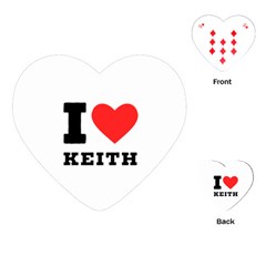 I Love Keith Playing Cards Single Design (heart) by ilovewhateva