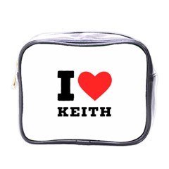 I Love Keith Mini Toiletries Bag (one Side) by ilovewhateva