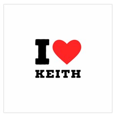 I Love Keith Square Satin Scarf (36  X 36 ) by ilovewhateva