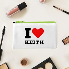 I Love Keith Cosmetic Bag (xs) by ilovewhateva