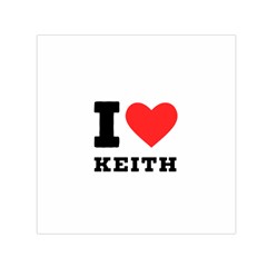 I Love Keith Square Satin Scarf (30  X 30 ) by ilovewhateva