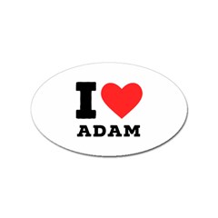 I Love Adam  Sticker (oval) by ilovewhateva