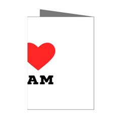 I Love Adam  Mini Greeting Cards (pkg Of 8) by ilovewhateva