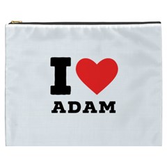 I Love Adam  Cosmetic Bag (xxxl) by ilovewhateva