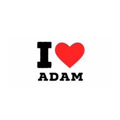 I Love Adam  Satin Wrap 35  X 70  by ilovewhateva