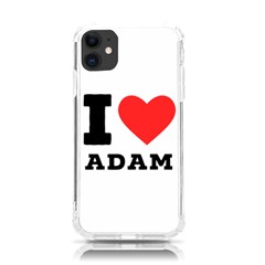 I Love Adam  Iphone 11 Tpu Uv Print Case