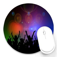 Cheers Round Mousepad by nateshop