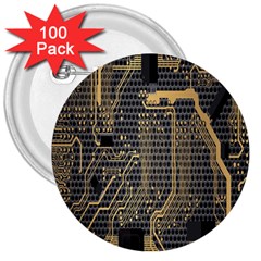 Circuit 3  Buttons (100 Pack)  by nateshop