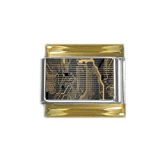 Circuit Gold Trim Italian Charm (9mm) by nateshop