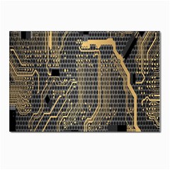 Circuit Postcard 4 x 6  (pkg Of 10) by nateshop