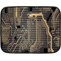 Circuit Fleece Blanket (mini) by nateshop