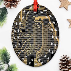 Circuit Ornament (oval Filigree) by nateshop