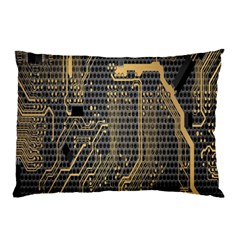 Circuit Pillow Case (two Sides) by nateshop