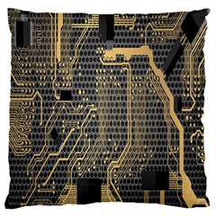 Circuit Large Cushion Case (two Sides) by nateshop