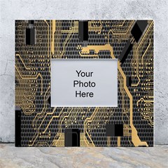 Circuit White Wall Photo Frame 5  X 7 