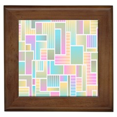 Color-blocks Framed Tile by nateshop