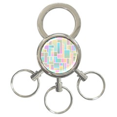 Color-blocks 3-ring Key Chain by nateshop