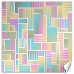 Color-blocks Canvas 16  X 16  by nateshop