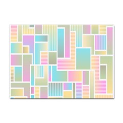 Color-blocks Sticker A4 (10 Pack) by nateshop