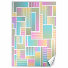 Color-blocks Canvas 24  X 36  by nateshop