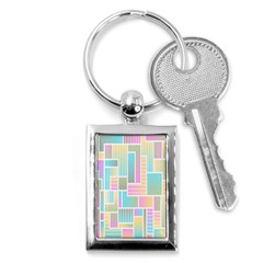 Color-blocks Key Chain (rectangle) by nateshop