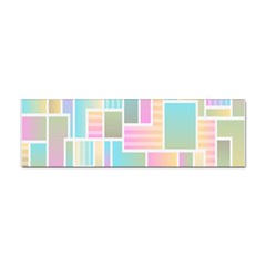 Color-blocks Sticker (bumper) by nateshop