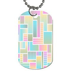 Color-blocks Dog Tag (one Side) by nateshop