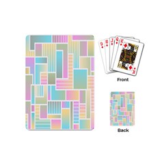 Color-blocks Playing Cards Single Design (mini)