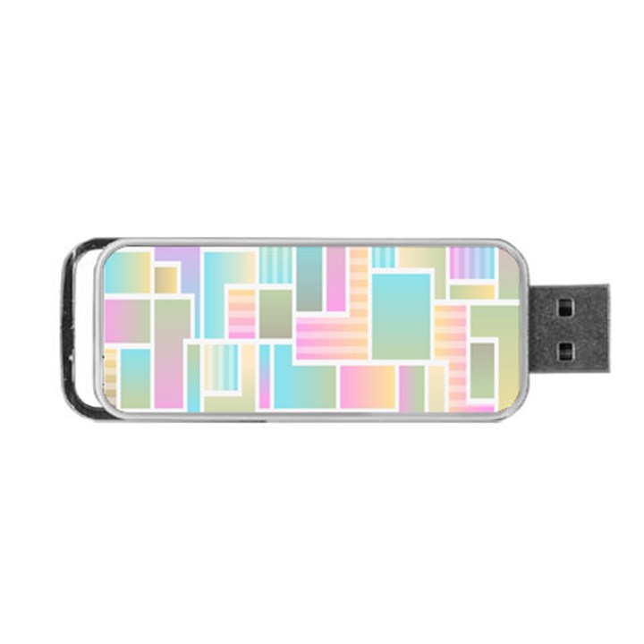 Color-blocks Portable USB Flash (One Side)