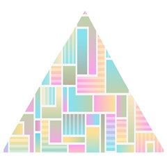 Color-blocks Wooden Puzzle Triangle by nateshop