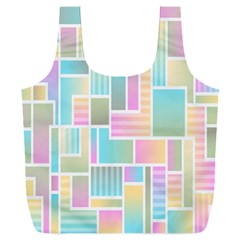 Color-blocks Full Print Recycle Bag (xxl) by nateshop