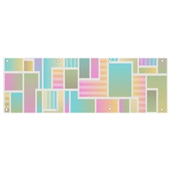 Color-blocks Banner And Sign 9  X 3  by nateshop