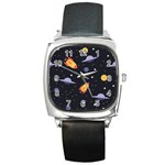 Cosmos Square Metal Watch Front