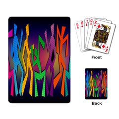 Dancing Playing Cards Single Design (rectangle)