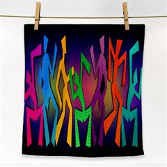 Dancing Face Towel by nateshop