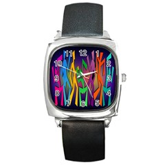 Dancing Square Metal Watch by nateshop