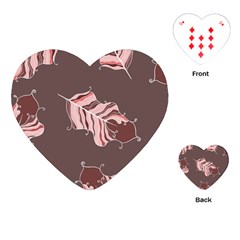 Feather Playing Cards Single Design (heart) by nateshop