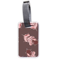 Feather Luggage Tag (one Side) by nateshop