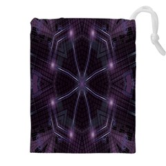 Geometric-art-001 Drawstring Pouch (5xl) by nateshop