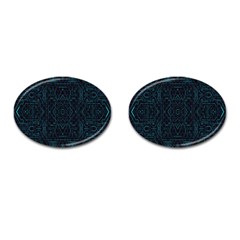 Geometric-art-003 Cufflinks (oval) by nateshop