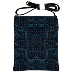 Geometric-art-003 Shoulder Sling Bag by nateshop