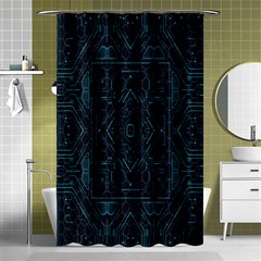 Geometric-art-003 Shower Curtain 48  X 72  (small)  by nateshop