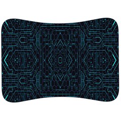 Geometric-art-003 Velour Seat Head Rest Cushion by nateshop