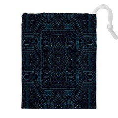 Geometric-art-003 Drawstring Pouch (5xl) by nateshop