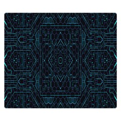 Geometric-art-003 Premium Plush Fleece Blanket (small)