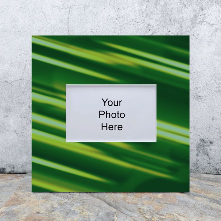 Green-01 White Box Photo Frame 4  x 6 